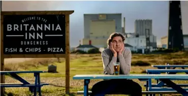  ?? ?? READY FOR A LAUGH: month
Micky Flanagan is in Dungeness in this photo, but he’s coming to The Hexagon later this