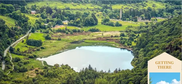  ??  ?? The Lower Lake at Glendaloug­h, one of the most peaceful and becalming places of natural beauty in Ireland