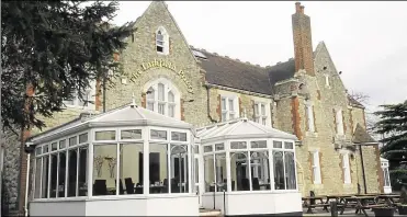  ?? ?? Home Office plans to use Larkfield Priory Hotel have been ditched, right Tracey Crouch MP