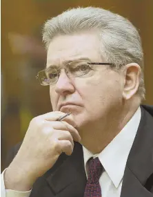  ?? AP FILE PHOTO ?? TIME TO THINK: Former FBI agent John Connolly, above, has learned he won’t be eligible for parole until 2039, when he will be 98 years old. Connolly was convicted for his role in the murder of a Boston businessma­n.