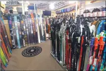  ?? ZACHARY SRNIS — THE MORNING JOURNAL ?? Village Ski & Snowboard has a wide selection of skis, snowboards and apparel.