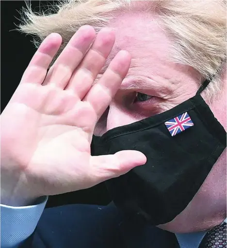  ?? EFE ?? Boris Johnson se ha casado con Symonds por la iglesia católica. Tiene seis hijos, uno de ellos fuera del matrimonio