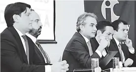  ?? CORTESíA ?? El superindus­tria Pablo Robledo, en rueda de prensa realizada en Bogotá.