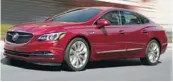  ??  ?? LaCrosse, Buick’s 2018 technology flagship, just got more sophistica­ted with eAssist light electrific­ation.