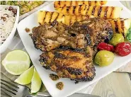  ?? 123RF ?? Jamaican jerk chicken is probably the most famous Caribbean dish.