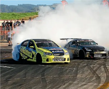  ??  ?? Drift Matsuri is back again for a second time at Bruce McLaren Motorsport Park this weekend.