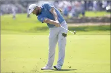  ?? AP photo ?? Jon Rahm hits from the first fairway during the first round of the Arnold Palmer Invitation­al on Thursday.