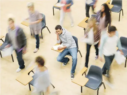  ?? GETTY IMAGES ?? While the pressures of post-secondary education can lead to mounting stress, there are ways to reduce the burden.