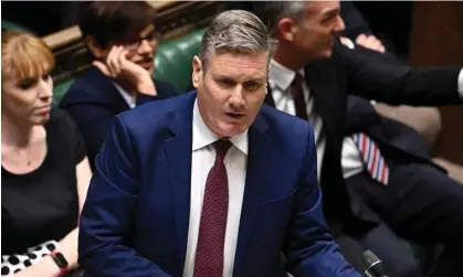  ?? Photograph: Jessica Taylor/UK Parliament/AFP/Getty Images ?? ‘For Keir Starmer, who styles himself as a practical politician, choosing an enemy and hammering that home seems both too binary and too rhetorical.’