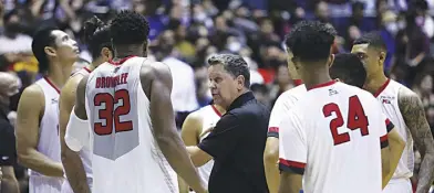  ?? ?? GINEBRA Head Coach Tim Cone wants his wards to match, or surpass, their opponents’ discipline in Game 3.