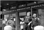  ?? MARCIO JOSE SANCHEZ/AP ?? The Supreme Court is expected to hear a case in the fall on whether immigrants can be detained indefinite­ly.