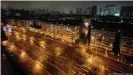  ?? ?? Empty streets in Shanghai have been a clear sign of rigid lockdowns