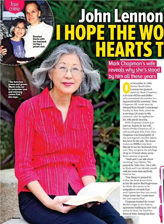 John Lennon S Killer S Wife Speaks Out For Forgiveness Pressreader