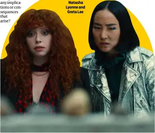  ?? ?? Natasha Lyonne and Greta Lee