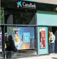  ?? ?? Oficina de CaixaBank.