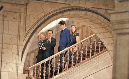  ?? JORGE CARBALLO ?? Se ofreció una cena en Palacio Nacional en honor al canadiense.