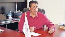  ??  ?? el presidente del Comité Estatal del partido habló sobre las denuncias en Bienestar