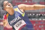  ?? REUTERS ?? Kamalpreet Kaur during the discus throw qualificat­ion at the National Stadium in Tokyo