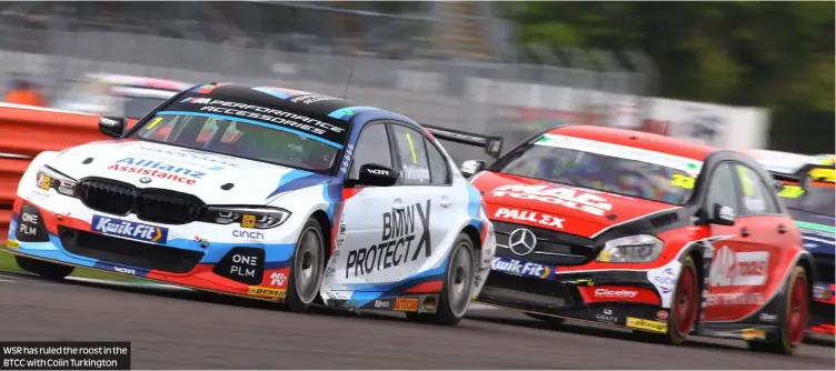  ?? Photos: Motorsport Images, Jakob Ebrey ?? WSR has ruled the roost in the BTCC with Colin Turkington