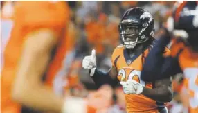  ?? Steve Nehf, Denver Post file ?? Broncos safety Jamal Carter tore the hamstring off his bone in Saturday night’s preseason game against the Minnesota Vikings and is out for the season. The Broncos placed him on injured reserve.