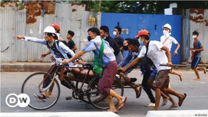  ??  ?? An estimated 250 anti-coup protesters have been killed so far in Myanmar