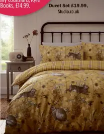  ??  ?? Duvet Set £19.99, STUDIO.CO.UK