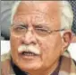  ??  ?? CM Manohar Lal Khattar has defended the move.