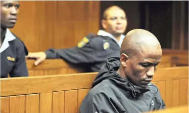  ?? PICTURE: TRACY ADAMS ?? HIT HARD: Serial rapist Sikhangele Mki was sentenced in the Western Cape High Court yesterday.