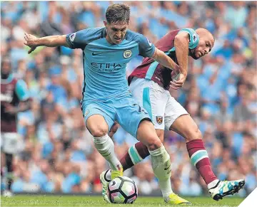  ??  ?? At £47.5m from Everton, John Stones was Manchester City’s biggest buy.