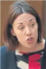  ??  ?? Scottish Labour leader Kezia Dugdale.