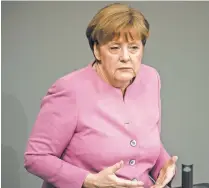  ?? CLEMENS BILAN, EUROPEAN PRESSPHOTO AGENCY ?? Veteran German Chancellor Angela Merkel has been critical of political newcomer President Trump, as he has of her.