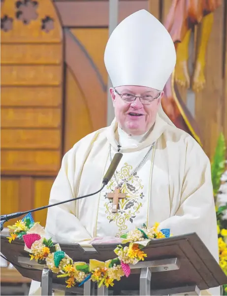  ?? ?? Archbishop Charles Balvo visited Townsville between June 1 and 6.