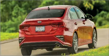  ?? KIA PHOTOS ?? The new Forte is 80 mm longer and 20 mm wider than the outgoing model.