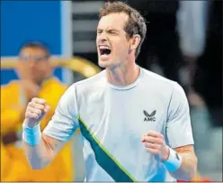  ?? ?? Andy Murray, liberado tras su gesta en Doha.
