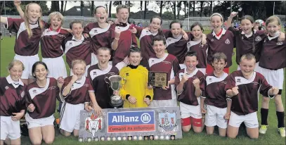  ??  ?? Farran NS who defeated Dripsey to win Roinn H7 West at the Allianz Sciath na Scol Hurling finals at Pairc Ui Rinn. Picture: Mike English