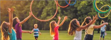  ??  ?? Getting children out playing again in the fresh air with their friends is important.