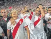  ?? AFP ?? Peru beat New Zealand 20 on aggregate in their playoff match.