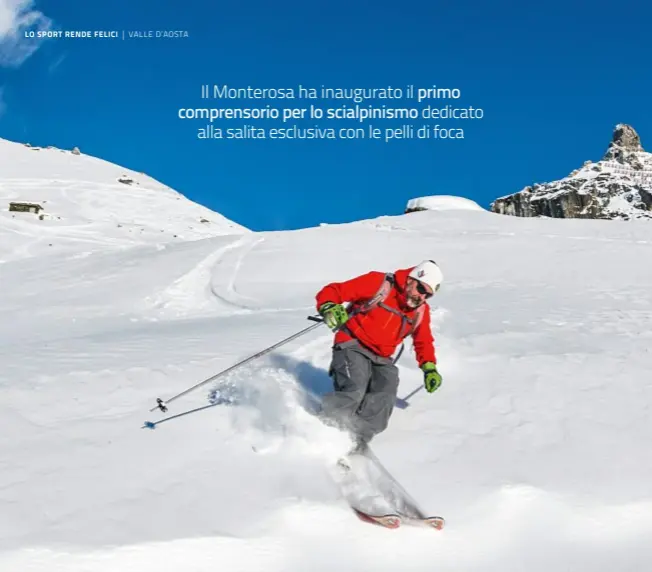  ??  ?? 1. La pista Salati di Gressoney: 600 metri di dislivello tra scenari d’alta quota. Il tracciato scende
proprio sotto la telecabina che porta ai 2.971 metri del Passo dei Salati. 2. Il Castore Lounge Bar, sempre molto
frequentat­o. 3. L’hotel Wongade:...