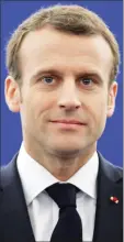  ??  ?? President Macron