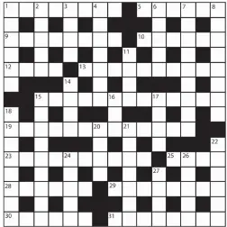  ?? PRIZES of £20 will be awarded to the senders of the first three correct solutions checked. Solutions to: Daily Mail Prize Crossword No. 15,597, PO BOX 3451, Norwich, NR7 7NR. Entries may be submitted by second-class post. Envelopes must be postmarked no l ??