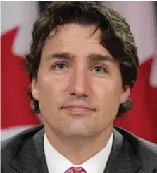  ??  ?? PM of Canada, Justin Trudeau