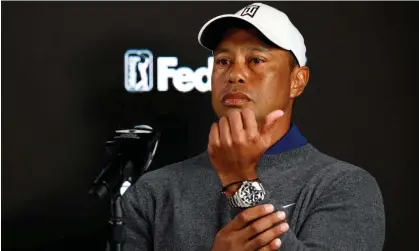  ?? ?? Tiger Woods intends to compete at the Masters in April alongside the LIV rebels. Photograph: Ronald Martinez/Getty Images