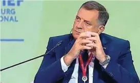  ?? ?? Milorad Dodik: Liberaliza­m je pobijedio komunizam, ali nije sam sebe