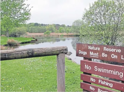  ??  ?? Fife Coast and Countrysid­e Trust’s management of Birnie Loch could be affected by the cutbacks.