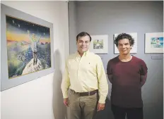  ?? Teresa.canino@gfrmedia.com ?? Manuel Vázquez y Nick Quijano documentan la historia de Puerto Rico a través del arte desde dos acercamien­tos: el académico y el pictórico.