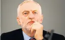  ??  ?? UNDER FIRE Jeremy Corbyn