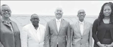  ?? ?? Caribbean RADO Executive Committee [L-R Dr Karen Pilgrim (Guyana), Ephraim Penn (British Virgin Islands), Chairman - Patrick Werleman (Aruba), Vice Chairman - Dr Adrian Lorde (Barbados), Rheeza Grant (Trinidad & Tobago).