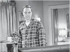  ?? CBS ?? Sheldon (Jim Parsons) looks to the person he trusts the most.