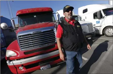  ?? JANE TYSKA — STAFF PHOTOGRAPH­ER ?? Bill Aboudi, president of AB Trucking, says the California regulation­s don’t make sense for trucking because of heavy highway traffic. Others disagree and studies show that driver fatigue is one of the top 10causes of crashes.