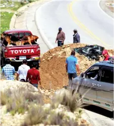  ?? EL PAIS ?? Uno de los puntos de bloqueo en Tarija.